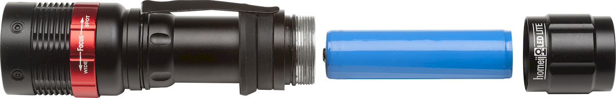 Homey’s Profjob L1 zaklamp oplaadbare batterij