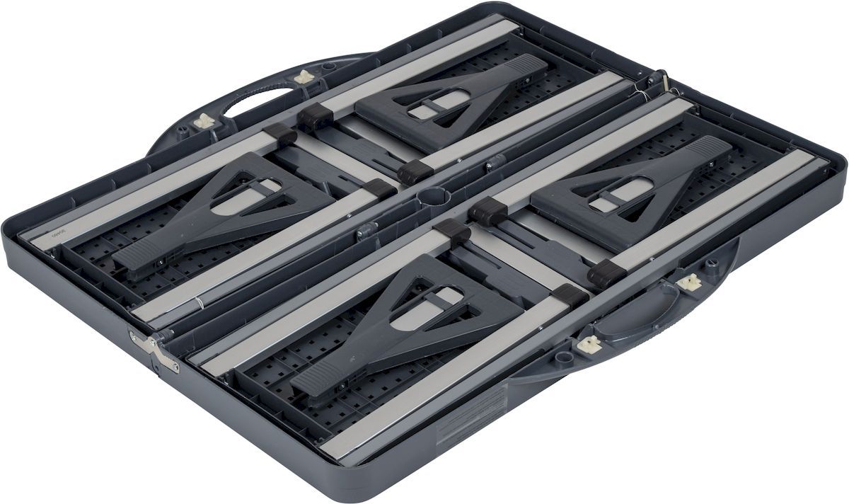 Bo-Camp 130 x 85 inklapbare picknicktafel - Grijs