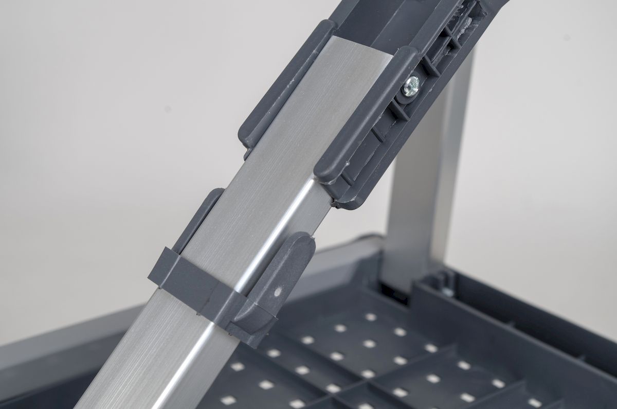 Bo-Camp 130 x 85 inklapbare picknicktafel - Grijs