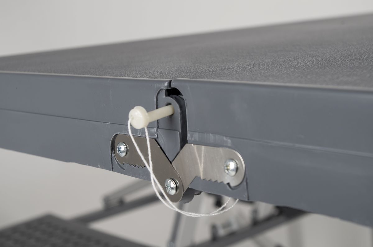 Bo-Camp 130 x 85 inklapbare picknicktafel - Grijs