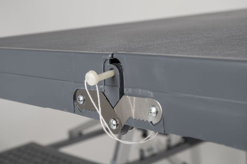 Bo-Camp 130 x 85 inklapbare picknicktafel - Grijs