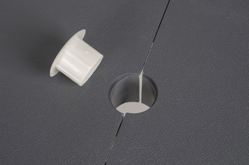 Bo-Camp 130 x 85 inklapbare picknicktafel - Grijs