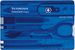 Victorinox SwissCard Classic multitool - transparant blauw