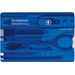 Victorinox SwissCard Classic multitool - transparant blauw
