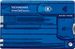 Victorinox SwissCard Quattro multitool - transparant blauw