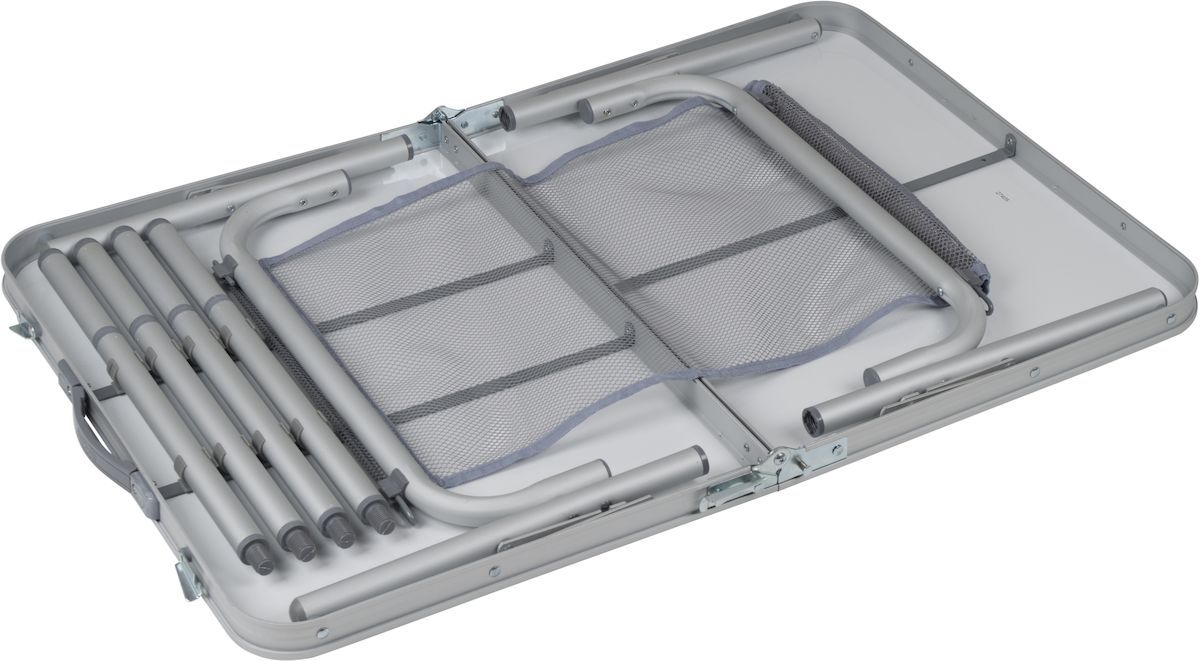 Bo-Camp 90 x 60 Koffermodel campingtafel - Grijs