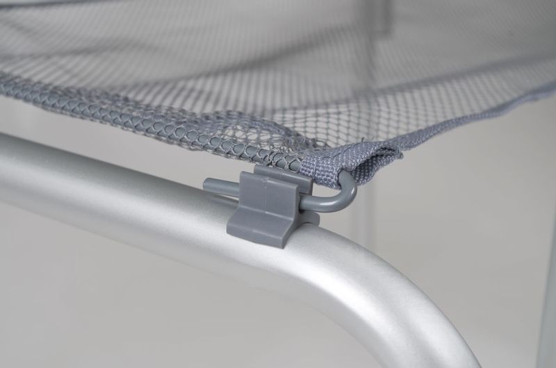 Bo-Camp 90 x 60 Koffermodel campingtafel - Grijs