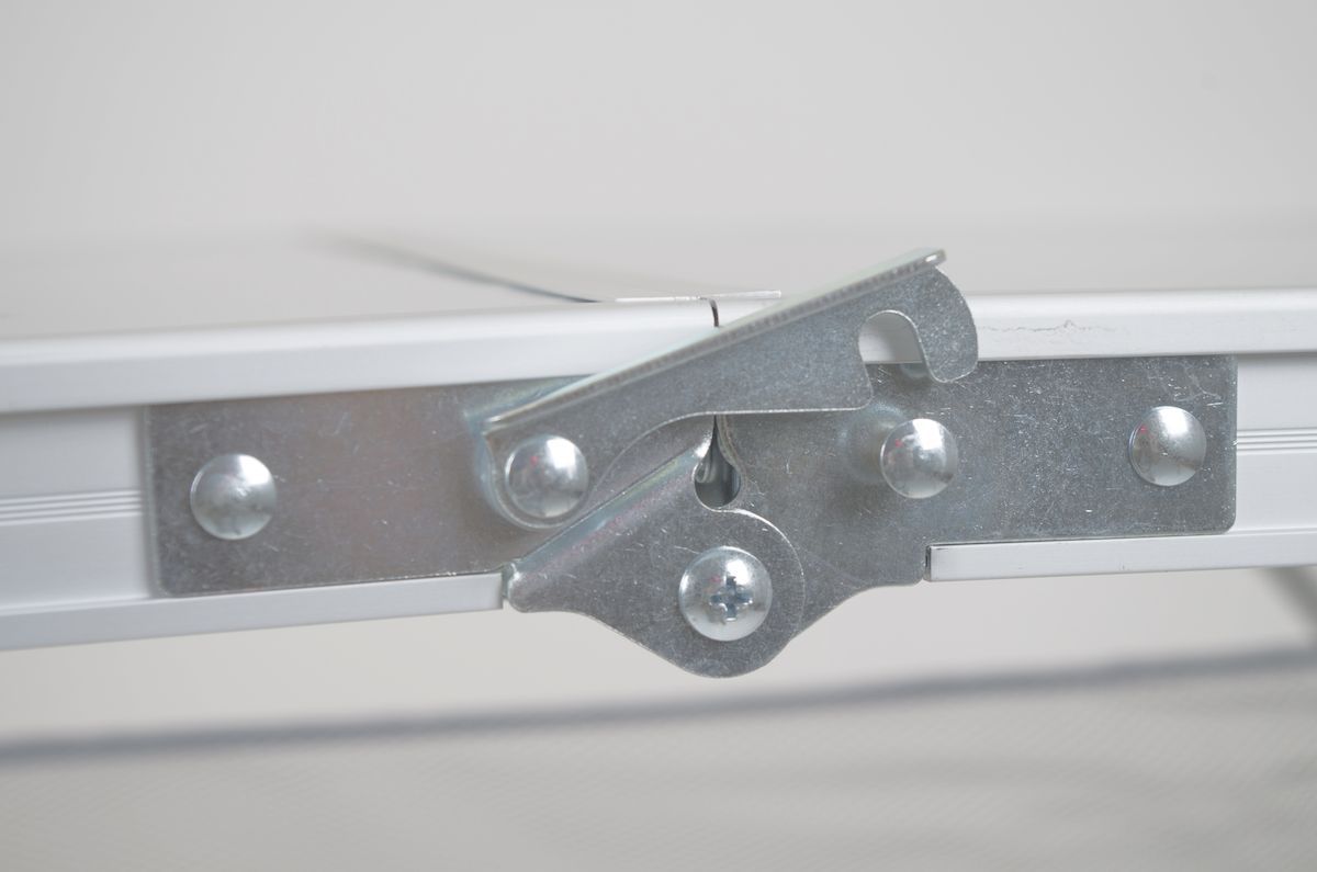 Bo-Camp Premium Ovaal 120 x 80 Koffermodel campingtafel - Grijs