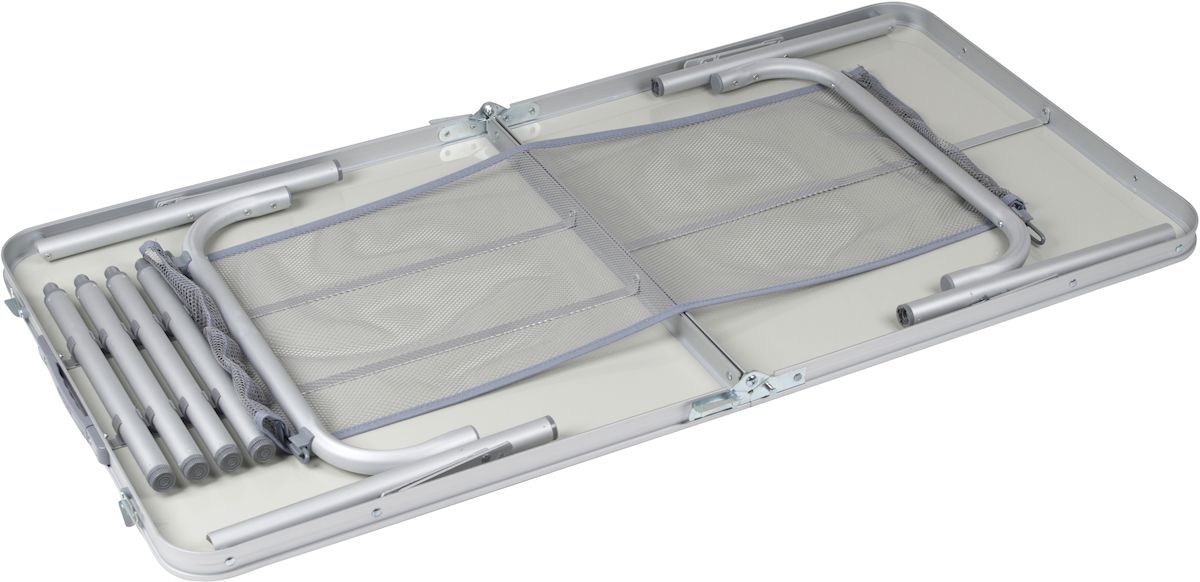 Bo-Camp Premium 120 x 60 Koffermodel campingtafel - Grijs