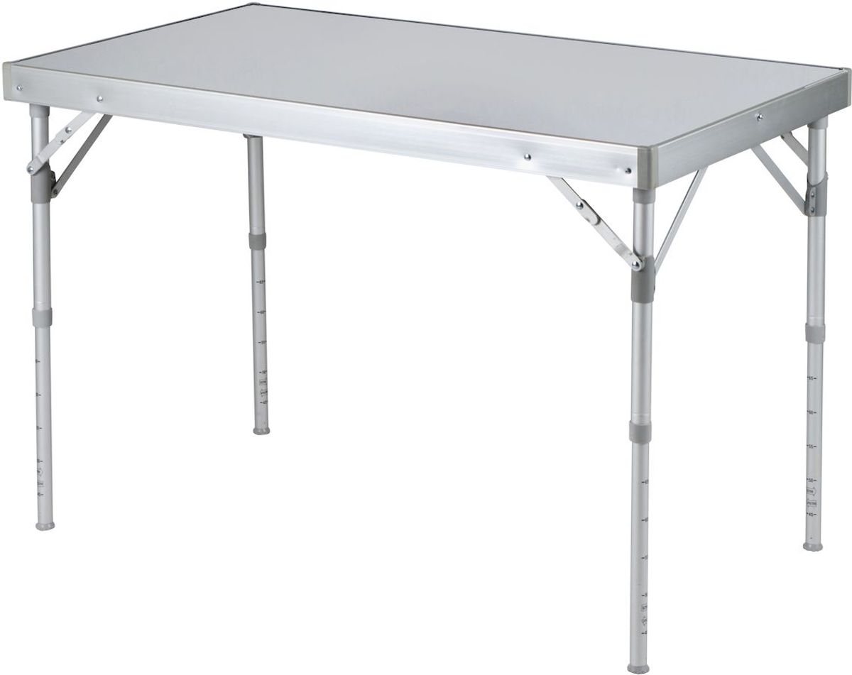 Bo-Camp Premium Solid 100 x 60 campingtafel - Grijs