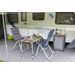 Bo-Camp Feather 110 x 70 cm campingtafel - Bruin sfeerfoto