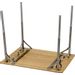 Bo-Camp Urban Outdoor Suffolk 80 x 60 campingtafel - bruin