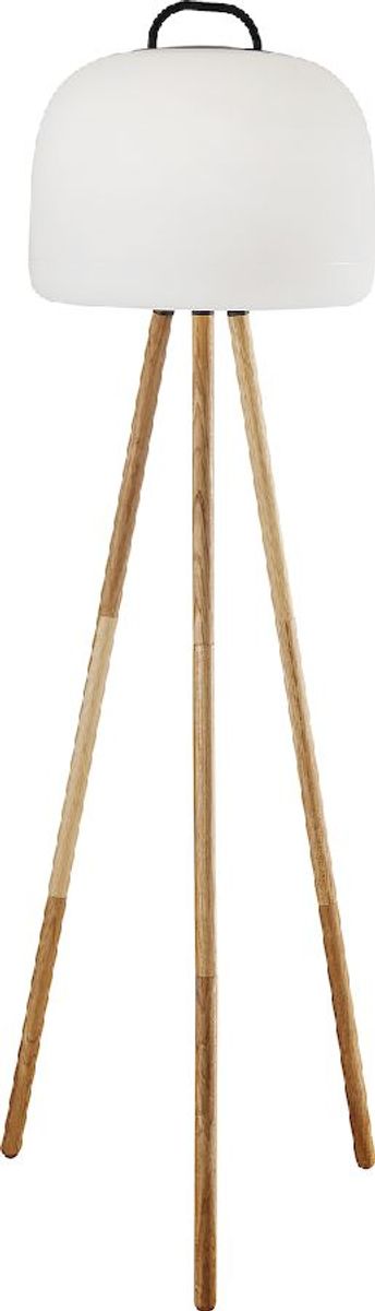 Nordlux Kettle Driepoot 103 cm eikenhout - met Kettle lamp