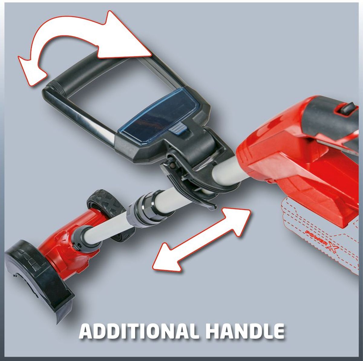 Einhell GE-CC 18 Li Solo accu voegenreiniger telescopische steel