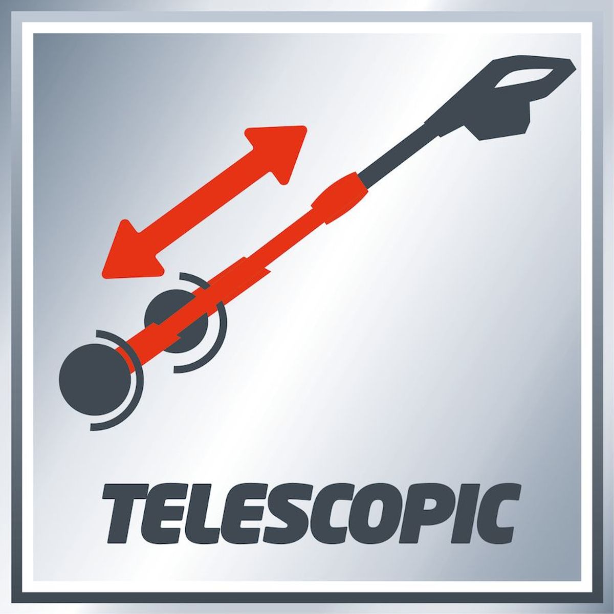 Einhell GE-CC 18 Li Solo accu voegenreiniger telescopische steel