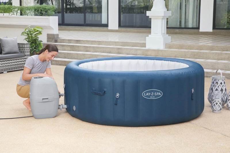 LayZ Spa Milan Airjet Plus opblaasbare spa 6 persoons
