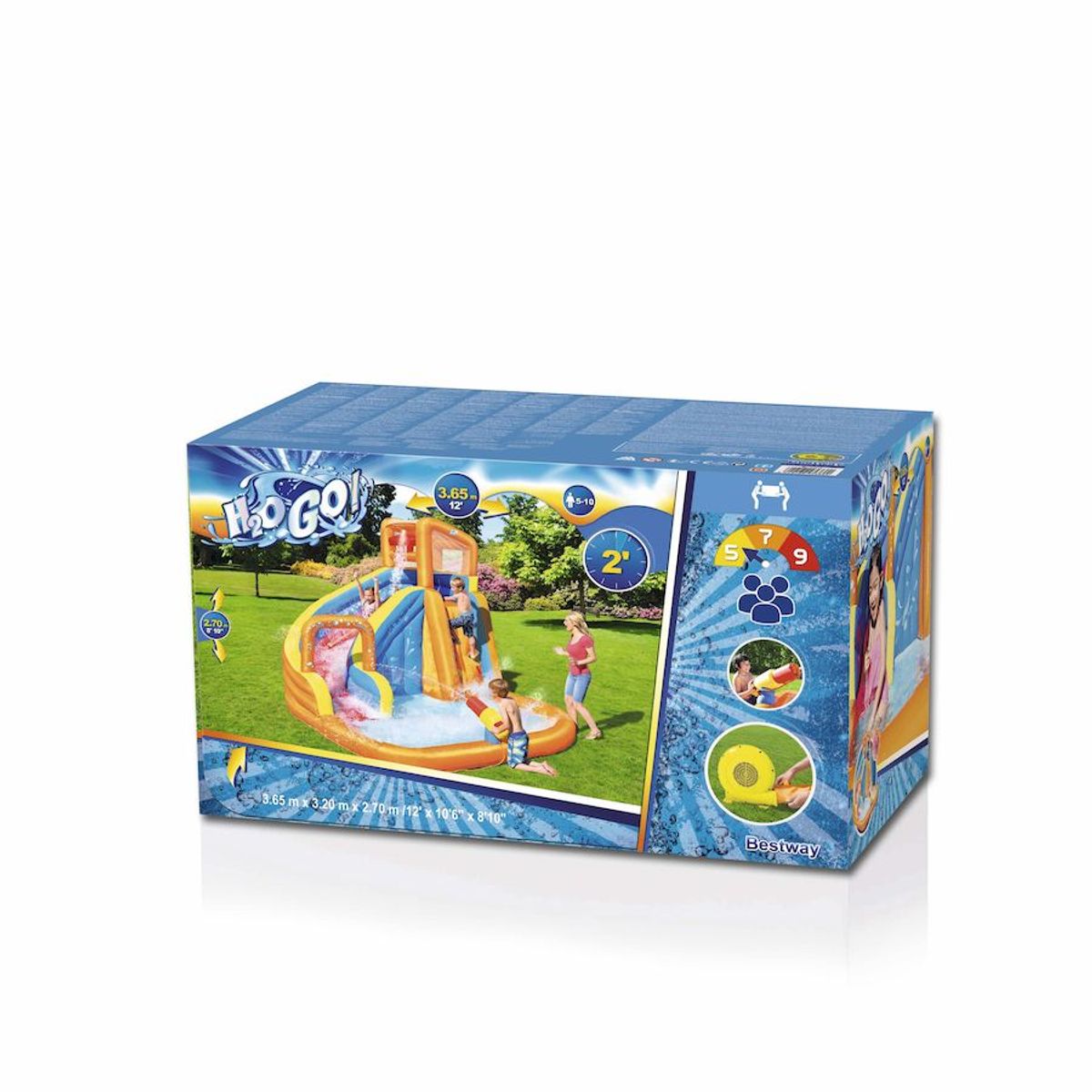Bestway H2OGO! Turbo Splash Water Zone Mega waterpark verpakking