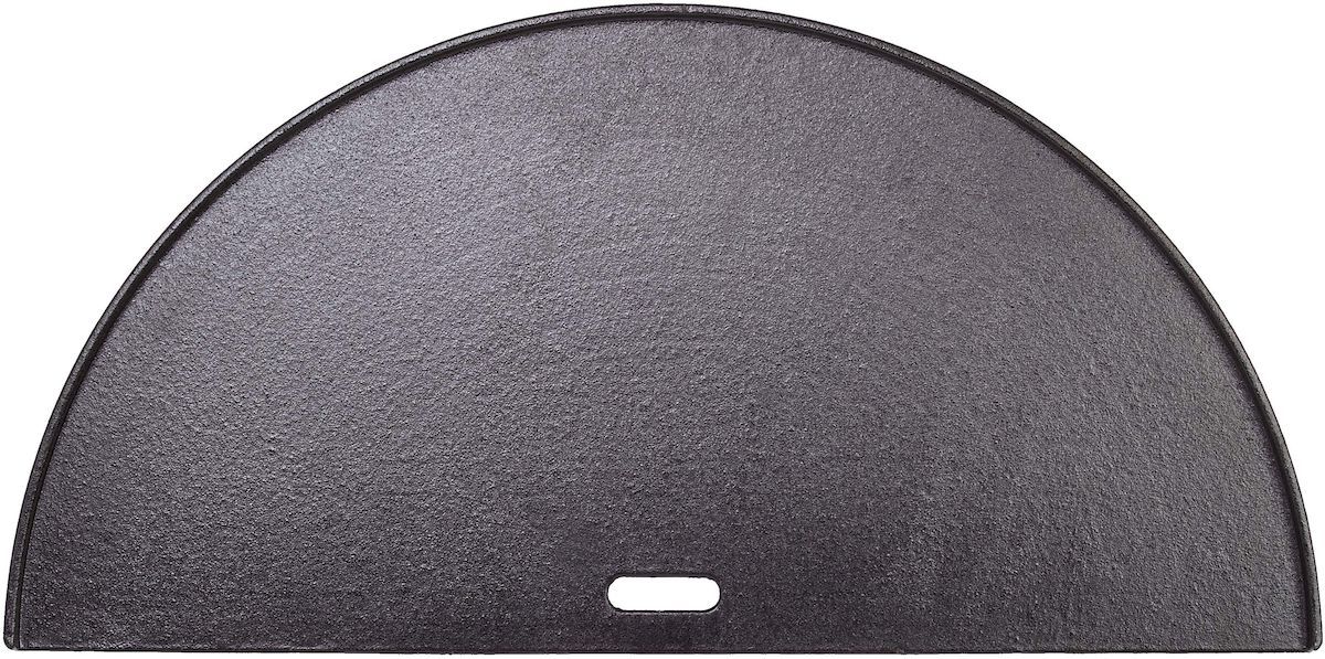 Kamado Joe Halfrond tweezijdig gietijzeren grillplaat voor Big Joe zachte kant