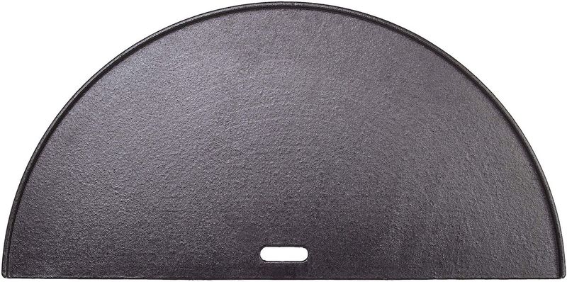 Kamado Joe Halfrond tweezijdig gietijzeren grillplaat voor Big Joe zachte kant