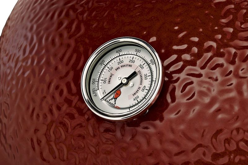 Kamado Joe Classic barbecue - thermometer in deksel