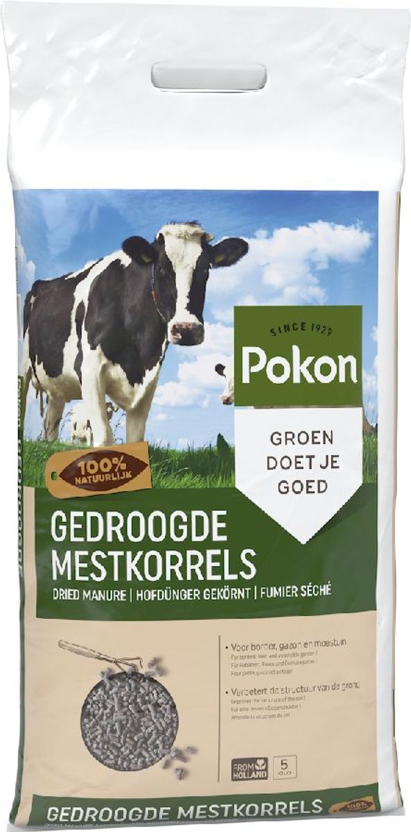 Pokon Gedroogde Mestkorrel - 5 kg