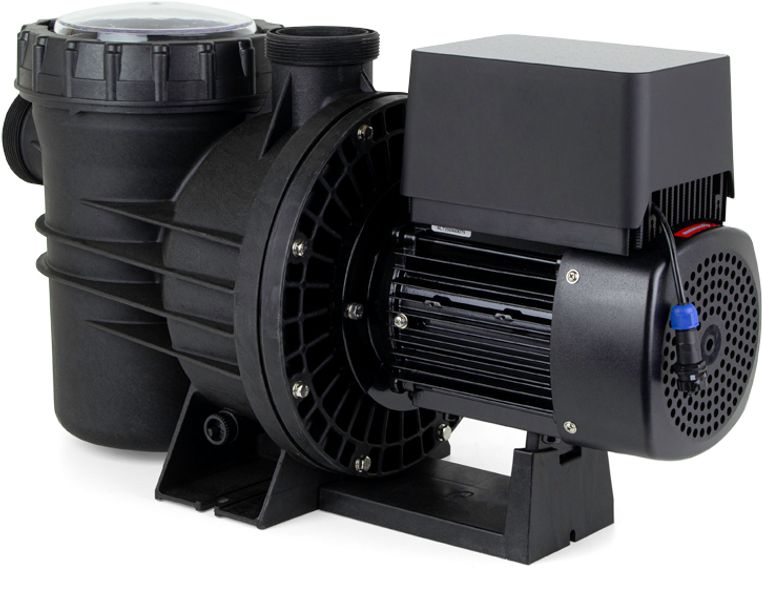 AQS Eco VS variabele zwembadpomp - zijkant