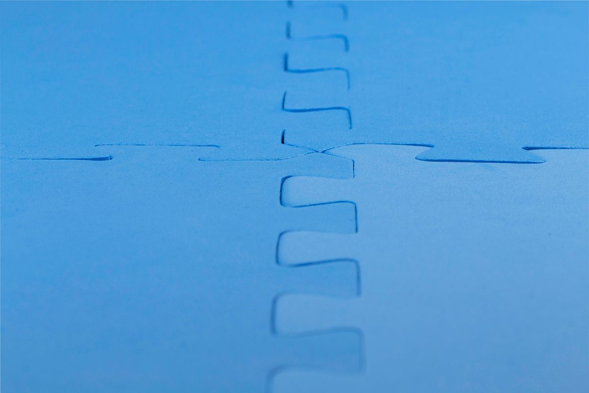 Ondertegels zwembad blauw - 8 stuks - gekoppeld