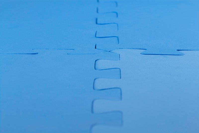 Ondertegels zwembad blauw - 8 stuks - gekoppeld