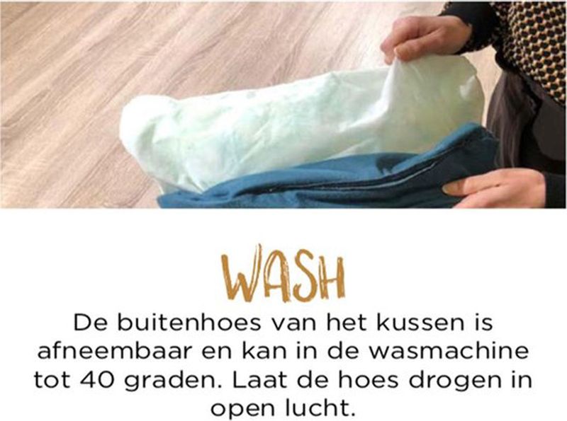 Sit & Heat warmtekussen wassen