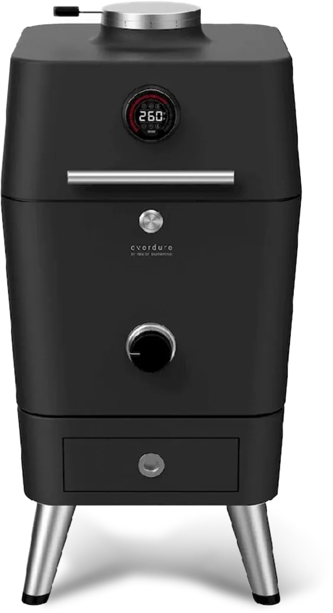 Everdure 4K houtskool barbecue met beschermhoes - mat zwart
