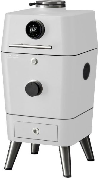 Everdure 4K houtskool barbecue met beschermhoes - wit