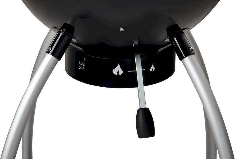 Rösle No. 1 Sport F60 houtskool barbecue - controle over luchttoevoer