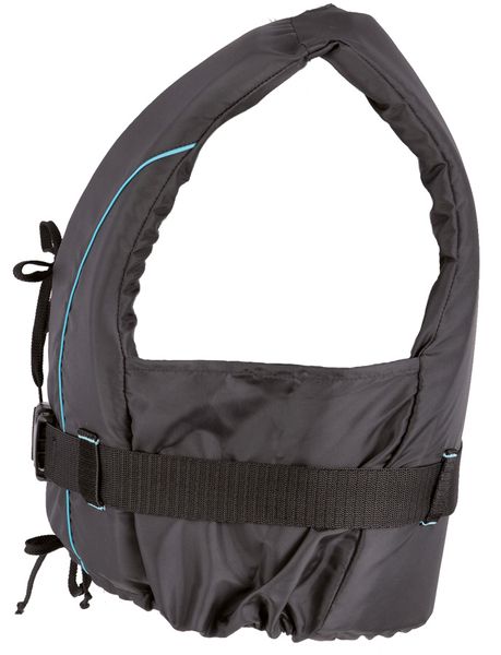 Besto Dinghy Zipper 50N zwemvest - Zwart/Blauw