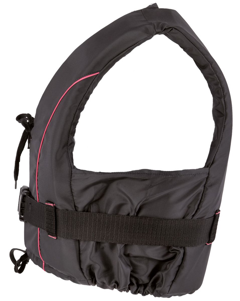 Besto Dinghy Zipper 50N zwemvest - Zwart/Roze