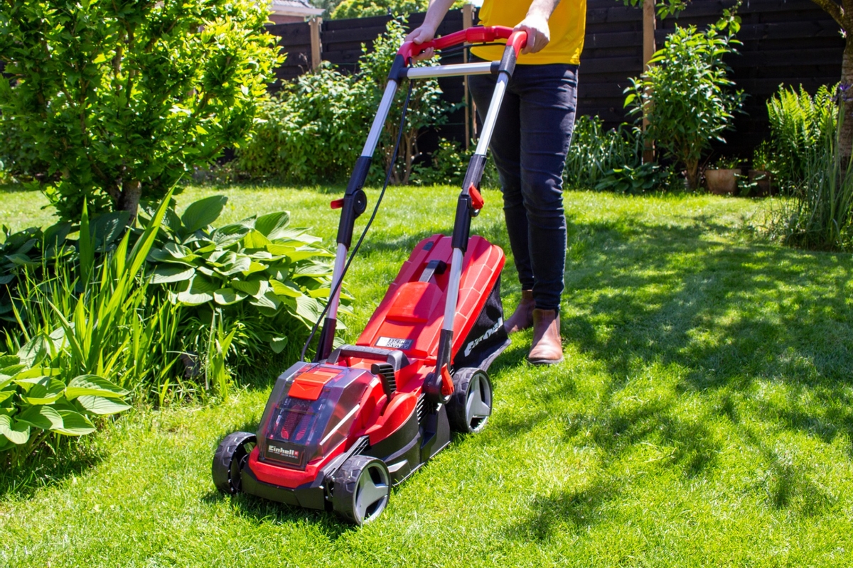 Einhell GE-CM 36/34 Li Kit accu grasmaaier
