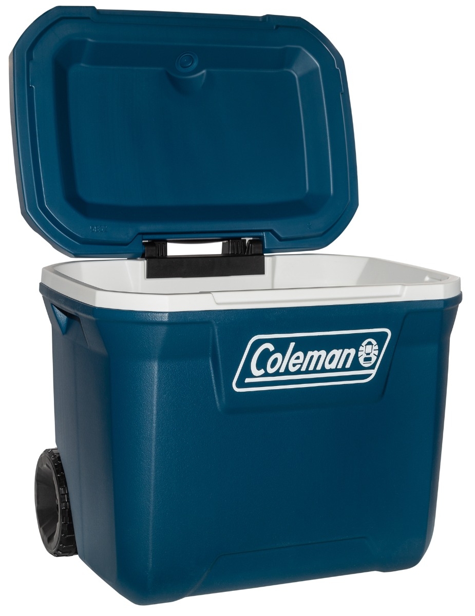 Coleman 50QT Xtreme Wheeled passieve koelbox - 47 liter geopend