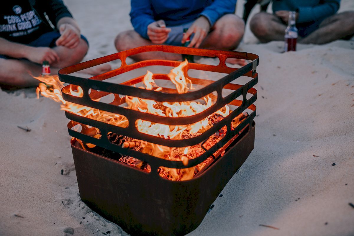 Höfats Cube Vuurkorf - Bruin