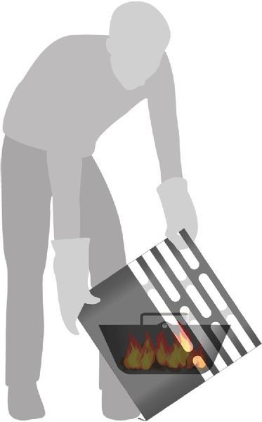 Höfats Cube vuurkorf kantelen