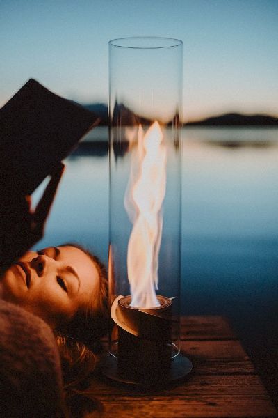 Höfats Spin 120 Tafelvuur - Goud