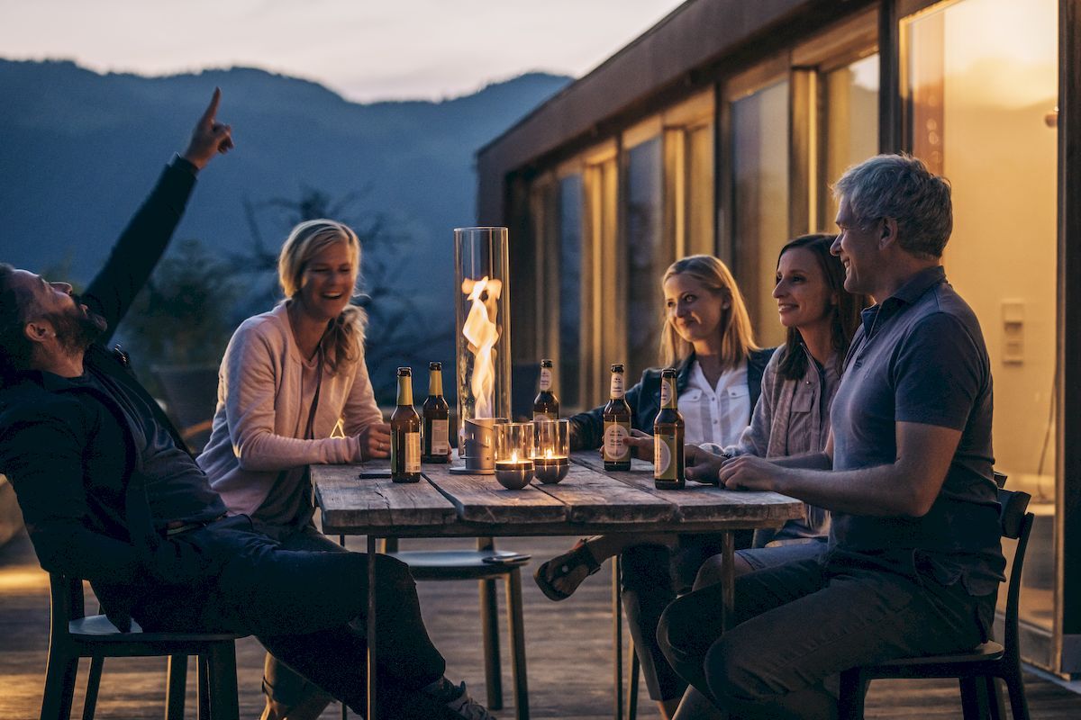 Höfats Spin 120 Tafelvuur - Zilver