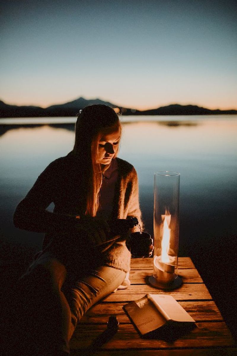 Höfats Spin 120 Tafelvuur - Zilver