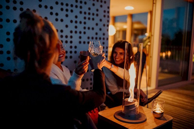 Höfats Spin 120 Tafelvuur - Zilver