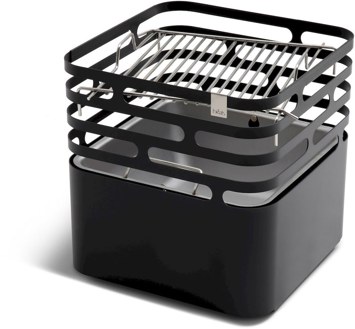 Höfats Cube Vuurkorf grillrooster - op verschillende hoogtes in de Cube vuurkorf te plaatsen