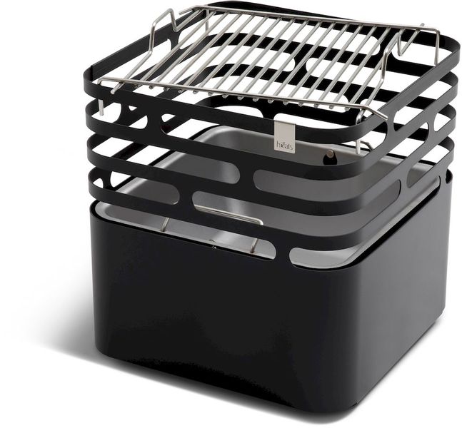 Höfats Cube Vuurkorf grillrooster - op verschillende hoogtes in de Cube vuurkorf te plaatsen