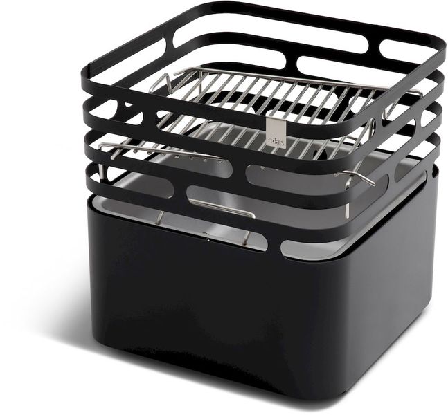 Höfats Cube Vuurkorf grillrooster - op verschillende hoogtes in de Cube vuurkorf te plaatsen