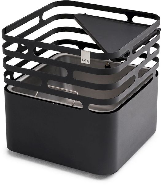 Höfats Cube Vuurkorf gietijzeren grillplaat - op verschillende hoogtes in de Cube vuurkorf te plaatsen
