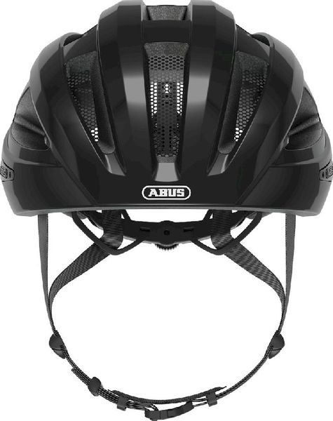 Abus Macator fietshelm - Velvet Black - voorkant