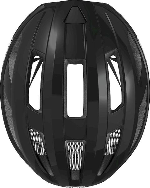 Abus Macator fietshelm - Velvet Black - bovenkant