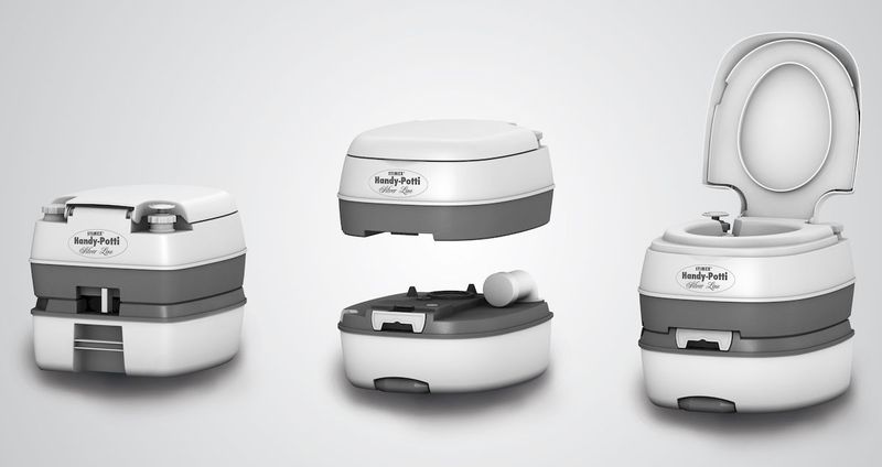 Stimex Handy Potti Silverline Chemisch Toilet - 17 liter