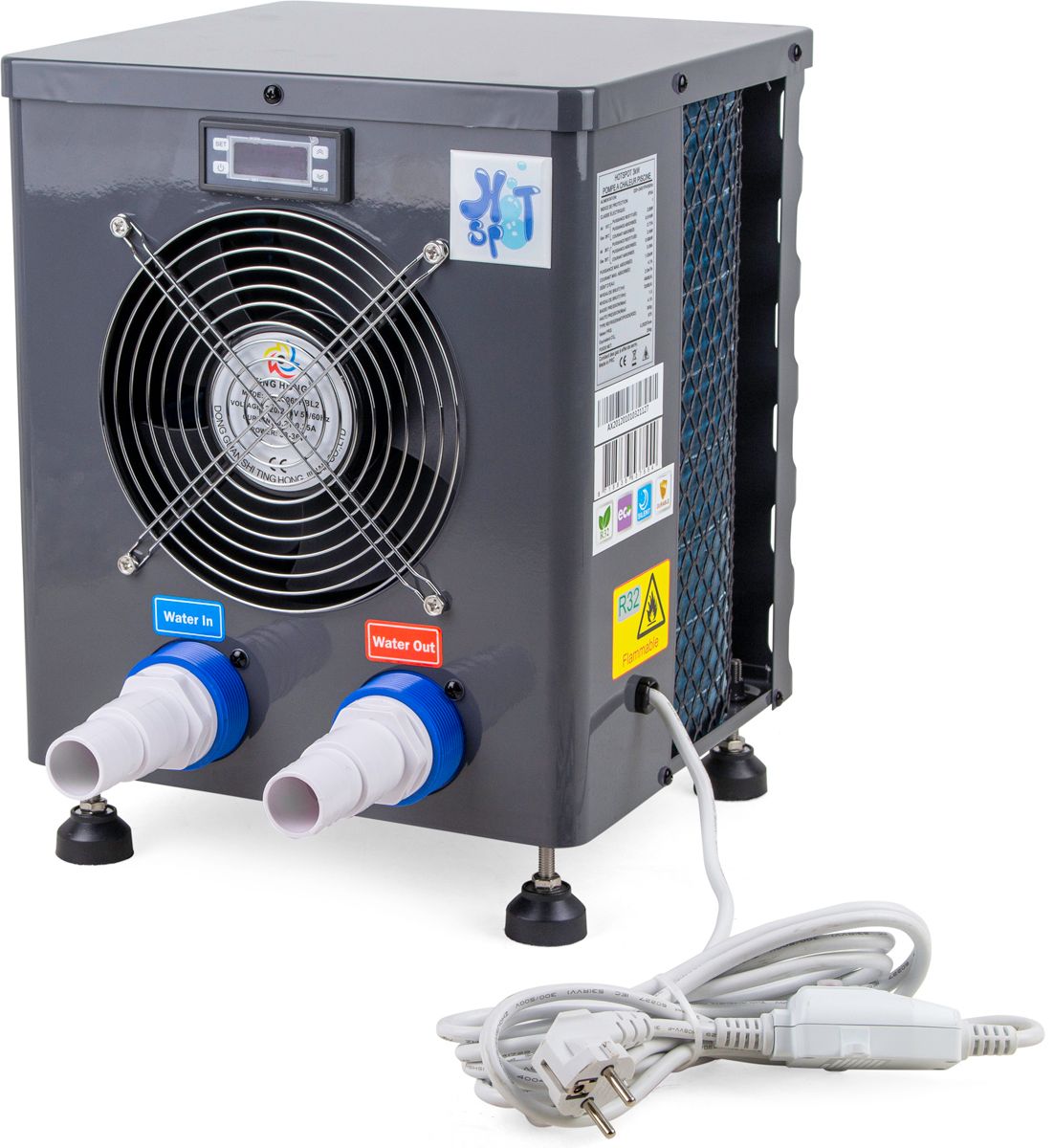 Hot Spot 3 compacte zwembad warmtepomp 3,1kW - met stekker